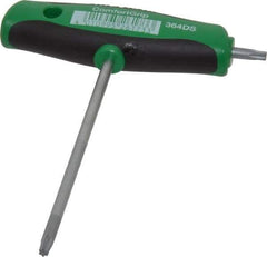 Wiha - T15 T-Handle Cushion Grip Torx Key Set - 100mm Length Under Head, T15 Torx Size - Exact Tool & Supply