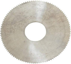 Made in USA - 1-1/4" Diam x 0.016" Blade Thickness, 3/8" Arbor Hole Diam, 110 Teeth, Solid Carbide, Jeweler's Saw - Uncoated - Exact Tool & Supply