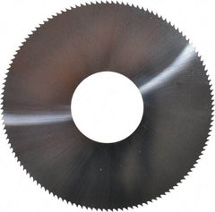 Made in USA - 1-1/2" Diam x 0.012" Blade Thickness, 1/2" Arbor Hole Diam, 130 Teeth, Solid Carbide, Jeweler's Saw - Uncoated - Exact Tool & Supply