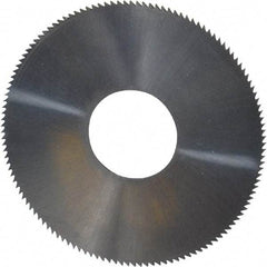 Made in USA - 1-1/2" Diam x 0.031" Blade Thickness, 1/2" Arbor Hole Diam, 130 Teeth, Solid Carbide, Jeweler's Saw - Uncoated - Exact Tool & Supply