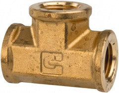 Parker - Hose I.D. x MNPTF End Connection Brass Truck Valve - 3.73" OAL, 3/4 x 3/8" Pipe - Exact Tool & Supply