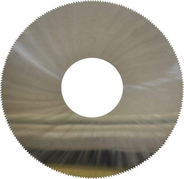 Made in USA - 3" Diam x 0.035" Blade Thickness, 1" Arbor Hole Diam, 230 Teeth, Solid Carbide Jeweler's Saw - Uncoated - Exact Tool & Supply