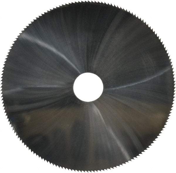 Made in USA - 3" Diam x 0.04" Blade Thickness, 1/2" Arbor Hole Diam, 168 Teeth, Solid Carbide Jeweler's Saw - Uncoated - Exact Tool & Supply