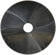 Made in USA - 3" Diam x 0.04" Blade Thickness, 1/2" Arbor Hole Diam, 168 Teeth, Solid Carbide Jeweler's Saw - Uncoated - Exact Tool & Supply