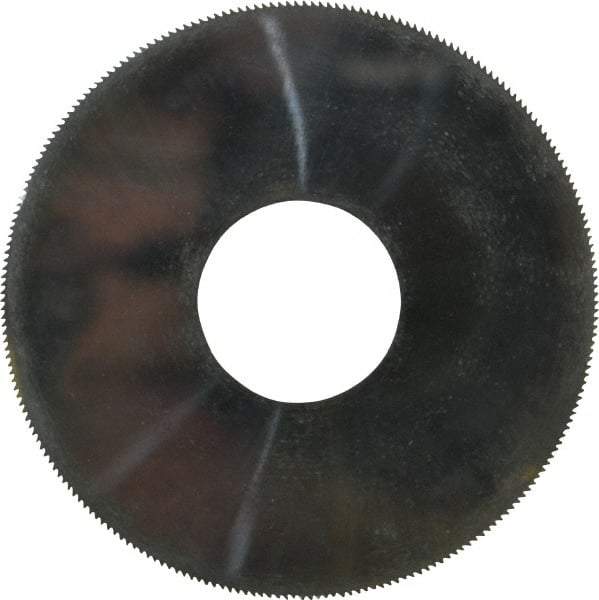 Made in USA - 3" Diam x 0.02" Blade Thickness, 1" Arbor Hole Diam, 230 Teeth, Solid Carbide Jeweler's Saw - Uncoated - Exact Tool & Supply