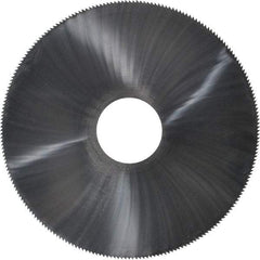 Made in USA - 4" Diam x 1/16" Thick, 1" Arbor Hole Diam, 220 Teeth, Solid Carbide Jeweler's Saw - Uncoated - Exact Tool & Supply