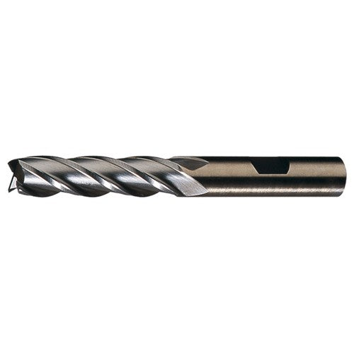 ‎1″ × 1″ × 2″ × 4-1/2″ RHS / RHC HSS-CO 8% (M42) Cobalt, Single End, 6-Flute, Center Cutting End Mill - TiCN - Exact Tool & Supply