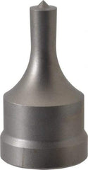 Cleveland Steel Tool - 11/32 Inch Diameter Round Ironworker Punch - 1-1/32 Inch Body Diameter, 1-5/32 Inch Head Diameter, 1-15/16 Inch Overall Length - Exact Tool & Supply