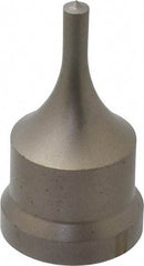 Cleveland Steel Tool - 7/32 Inch Diameter Round Ironworker Punch - 1-1/16 Inch Body Diameter, 1-7/32 Inch Head Diameter, 2-1/8 Inch Overall Length - Exact Tool & Supply