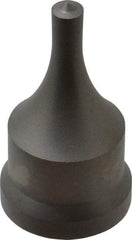Cleveland Steel Tool - 9/32 Inch Diameter Round Ironworker Punch - 1-1/16 Inch Body Diameter, 1-7/32 Inch Head Diameter, 2-1/8 Inch Overall Length - Exact Tool & Supply