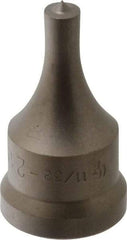 Cleveland Steel Tool - 11/32 Inch Diameter Round Ironworker Punch - 1-1/16 Inch Body Diameter, 1-7/32 Inch Head Diameter, 2-1/8 Inch Overall Length - Exact Tool & Supply