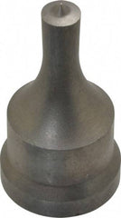 Cleveland Steel Tool - 3/8 Inch Diameter Round Ironworker Punch - 1-1/16 Inch Body Diameter, 1-7/32 Inch Head Diameter, 2-1/8 Inch Overall Length - Exact Tool & Supply