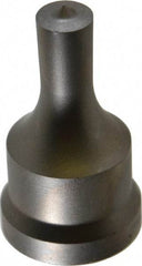 Cleveland Steel Tool - 15/32 Inch Diameter Round Ironworker Punch - 1-1/16 Inch Body Diameter, 1-7/32 Inch Head Diameter, 2-1/8 Inch Overall Length - Exact Tool & Supply