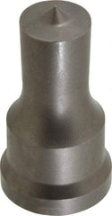 Cleveland Steel Tool - 3/4 Inch Diameter Round Ironworker Punch - 1-1/16 Inch Body Diameter, 1-7/32 Inch Head Diameter, 2-1/8 Inch Overall Length - Exact Tool & Supply