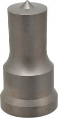 Cleveland Steel Tool - 13/16 Inch Diameter Round Ironworker Punch - 1-1/16 Inch Body Diameter, 1-7/32 Inch Head Diameter, 2-1/8 Inch Overall Length - Exact Tool & Supply