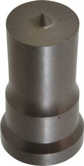 Cleveland Steel Tool - 1 Inch Diameter Round Ironworker Punch - 1-1/16 Inch Body Diameter, 1-7/32 Inch Head Diameter, 2-1/8 Inch Overall Length - Exact Tool & Supply