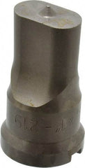 Cleveland Steel Tool - 9/16 Inch Wide Oblong Ironworker Punch - 1-1/16 Inch Body Diameter, 1-7/32 Inch Head Diameter, 2-1/8 Inch Overall Length - Exact Tool & Supply