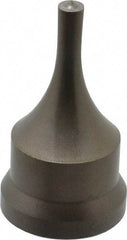 Cleveland Steel Tool - 1/4 Inch Diameter Round Ironworker Punch - 1-1/16 Inch Body Diameter, 1.24 Inch Head Diameter, 2-3/16 Inch Overall Length - Exact Tool & Supply