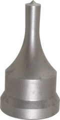 Cleveland Steel Tool - 5/16 Inch Diameter Round Ironworker Punch - 1-1/16 Inch Body Diameter, 1.24 Inch Head Diameter, 2-3/16 Inch Overall Length - Exact Tool & Supply