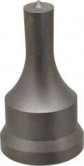 Cleveland Steel Tool - 7/16 Inch Diameter Round Ironworker Punch - 1-1/16 Inch Body Diameter, 1.24 Inch Head Diameter, 2-3/16 Inch Overall Length - Exact Tool & Supply