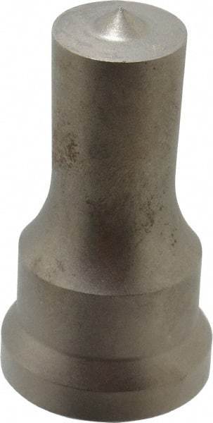 Cleveland Steel Tool - 3/4 Inch Diameter Round Ironworker Punch - 1-1/16 Inch Body Diameter, 1.24 Inch Head Diameter, 2-3/16 Inch Overall Length - Exact Tool & Supply