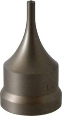 Cleveland Steel Tool - 3/16 Inch Diameter Round Ironworker Punch - 1-7/32 Inch Body Diameter, 1-3/8 Inch Head Diameter, 2-3/8 Inch Overall Length - Exact Tool & Supply