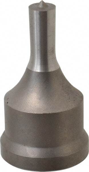 Cleveland Steel Tool - 13/32 Inch Diameter Round Ironworker Punch - 1-7/32 Inch Body Diameter, 1-3/8 Inch Head Diameter, 2-3/8 Inch Overall Length - Exact Tool & Supply
