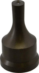 Cleveland Steel Tool - 7/16 Inch Diameter Round Ironworker Punch - 1-7/32 Inch Body Diameter, 1-3/8 Inch Head Diameter, 2-3/8 Inch Overall Length - Exact Tool & Supply