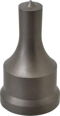 Cleveland Steel Tool - 17/32 Inch Diameter Round Ironworker Punch - 1-7/32 Inch Body Diameter, 1-3/8 Inch Head Diameter, 2-3/8 Inch Overall Length - Exact Tool & Supply