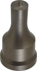 Cleveland Steel Tool - 5/8 Inch Diameter Round Ironworker Punch - 1-7/32 Inch Body Diameter, 1-3/8 Inch Head Diameter, 2-3/8 Inch Overall Length - Exact Tool & Supply