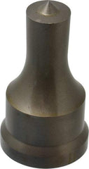 Cleveland Steel Tool - 21/32 Inch Diameter Round Ironworker Punch - 1-7/32 Inch Body Diameter, 1-3/8 Inch Head Diameter, 2-3/8 Inch Overall Length - Exact Tool & Supply