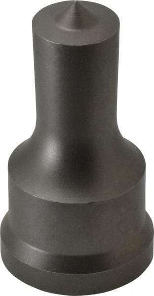 Cleveland Steel Tool - 3/4 Inch Diameter Round Ironworker Punch - 1-7/32 Inch Body Diameter, 1-3/8 Inch Head Diameter, 2-3/8 Inch Overall Length - Exact Tool & Supply