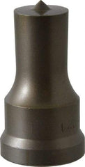 Cleveland Steel Tool - 7/8 Inch Diameter Round Ironworker Punch - 1-7/32 Inch Body Diameter, 1-3/8 Inch Head Diameter, 2-3/8 Inch Overall Length - Exact Tool & Supply