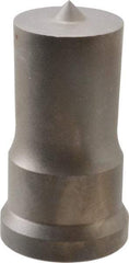 Cleveland Steel Tool - 1-1/8 Inch Diameter Round Ironworker Punch - 1-7/32 Inch Body Diameter, 1-3/8 Inch Head Diameter, 2-3/8 Inch Overall Length - Exact Tool & Supply