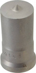 Cleveland Steel Tool - 1-1/4 Inch Diameter Round Ironworker Punch - 1-7/32 Inch Body Diameter, 1-3/8 Inch Head Diameter, 2-3/8 Inch Overall Length - Exact Tool & Supply