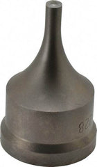 Cleveland Steel Tool - 9/32 Inch Diameter Round Ironworker Punch - 1-17/32 Inch Body Diameter, 1-11/16 Inch Head Diameter, 2-11/16 Inch Overall Length - Exact Tool & Supply