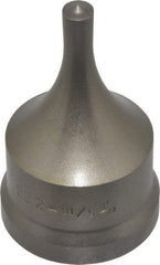 Cleveland Steel Tool - 5/16 Inch Diameter Round Ironworker Punch - 1-17/32 Inch Body Diameter, 1-11/16 Inch Head Diameter, 2-11/16 Inch Overall Length - Exact Tool & Supply
