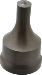Cleveland Steel Tool - 9/16 Inch Diameter Round Ironworker Punch - 1-17/32 Inch Body Diameter, 1-11/16 Inch Head Diameter, 2-11/16 Inch Overall Length - Exact Tool & Supply