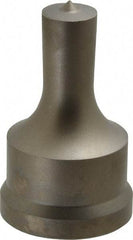 Cleveland Steel Tool - 11/16 Inch Diameter Round Ironworker Punch - 1-17/32 Inch Body Diameter, 1-11/16 Inch Head Diameter, 2-11/16 Inch Overall Length - Exact Tool & Supply