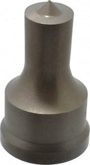 Cleveland Steel Tool - 7/8 Inch Diameter Round Ironworker Punch - 1-17/32 Inch Body Diameter, 1-11/16 Inch Head Diameter, 2-11/16 Inch Overall Length - Exact Tool & Supply