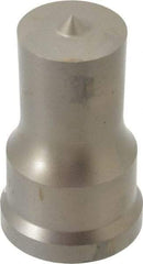 Cleveland Steel Tool - 1-1/4 Inch Diameter Round Ironworker Punch - 1-17/32 Inch Body Diameter, 1-11/16 Inch Head Diameter, 2-11/16 Inch Overall Length - Exact Tool & Supply