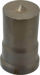 Cleveland Steel Tool - 1-1/2 Inch Diameter Round Ironworker Punch - 1-17/32 Inch Body Diameter, 1-11/16 Inch Head Diameter, 2-11/16 Inch Overall Length - Exact Tool & Supply