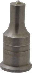 Cleveland Steel Tool - 9/16 Inch Diameter Round Ironworker Punch - 1 Inch Body Diameter, 1-3/16 Inch Head Diameter, 2-7/16 Inch Overall Length - Exact Tool & Supply