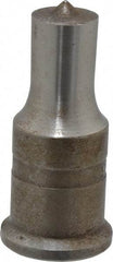 Cleveland Steel Tool - 11/16 Inch Diameter Round Ironworker Punch - 1 Inch Body Diameter, 1-3/16 Inch Head Diameter, 2-7/16 Inch Overall Length - Exact Tool & Supply
