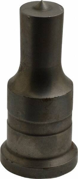 Cleveland Steel Tool - 13/16 Inch Diameter Round Ironworker Punch - 1-1/4 Inch Body Diameter, 1-1/2 Inch Head Diameter, 3-1/8 Inch Overall Length - Exact Tool & Supply