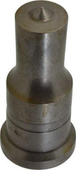 Cleveland Steel Tool - 15/16 Inch Diameter Round Ironworker Punch - 1-1/4 Inch Body Diameter, 1-1/2 Inch Head Diameter, 3-1/8 Inch Overall Length - Exact Tool & Supply