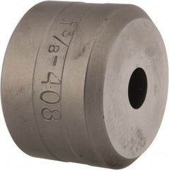 Cleveland Steel Tool - 3/8 Inch Diameter Round Ironworker Die - 1-1/2 Inch Head Diameter, 1 Inch Head Height - Exact Tool & Supply