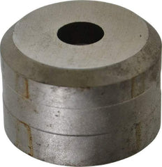 Cleveland Steel Tool - 7/16 Inch Diameter Round Ironworker Die - 1-1/2 Inch Head Diameter, 1 Inch Head Height - Exact Tool & Supply