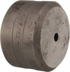 Cleveland Steel Tool - 7/32 Inch Diameter Round Ironworker Die - 1-13/16 Inch Head Diameter, 1-1/8 Inch Head Height - Exact Tool & Supply