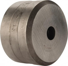 Cleveland Steel Tool - 3/8 Inch Diameter Round Ironworker Die - 1-13/16 Inch Head Diameter, 1-1/8 Inch Head Height - Exact Tool & Supply